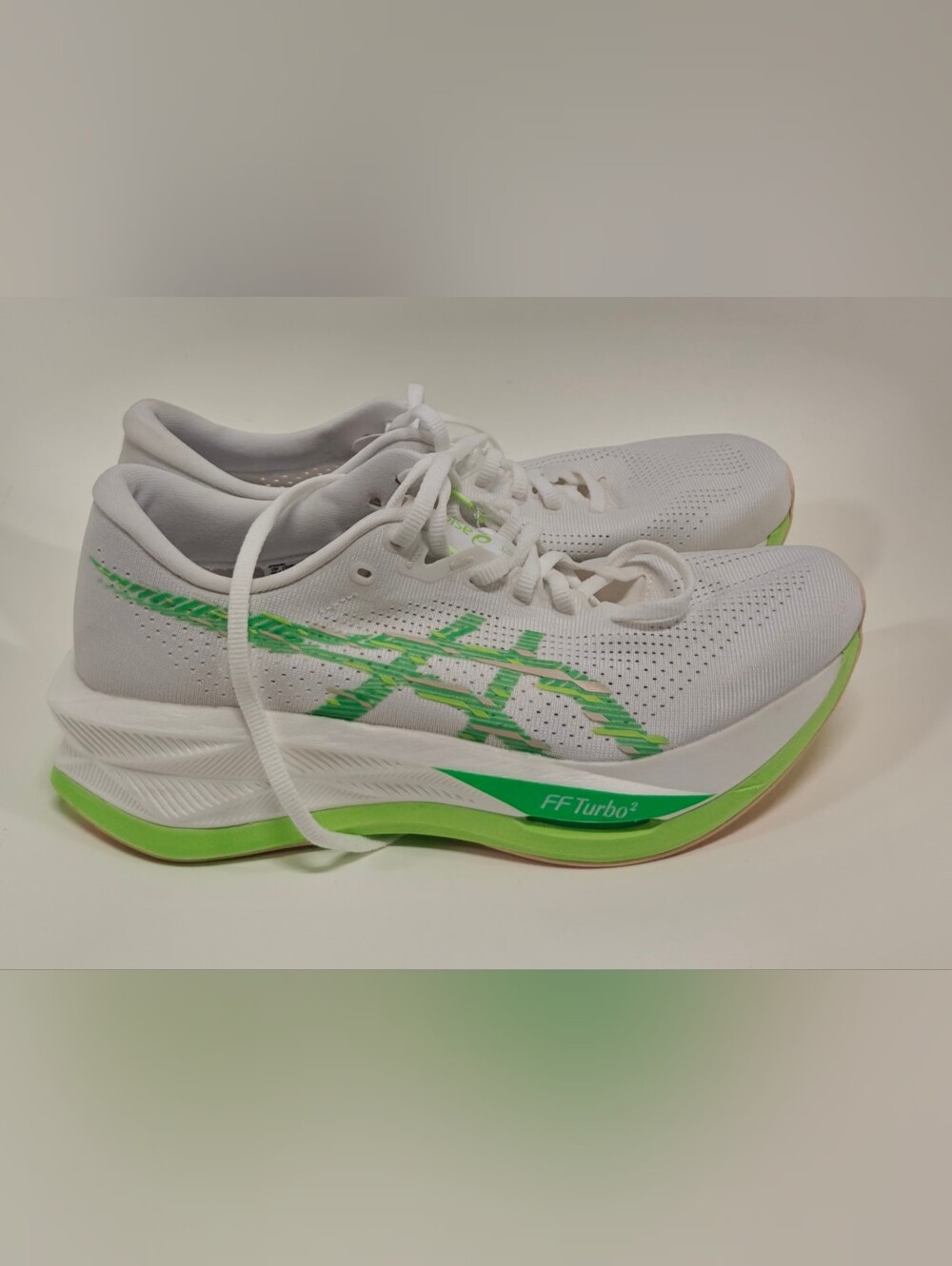 ASICS Sonicblast White Vital Green Women’s Running Shoes